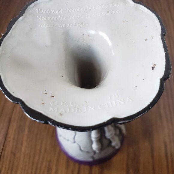 Skeleton Skull Plastic Wine Goblet Halloween Bones 7.5" Gothic - Picture 9 of 9